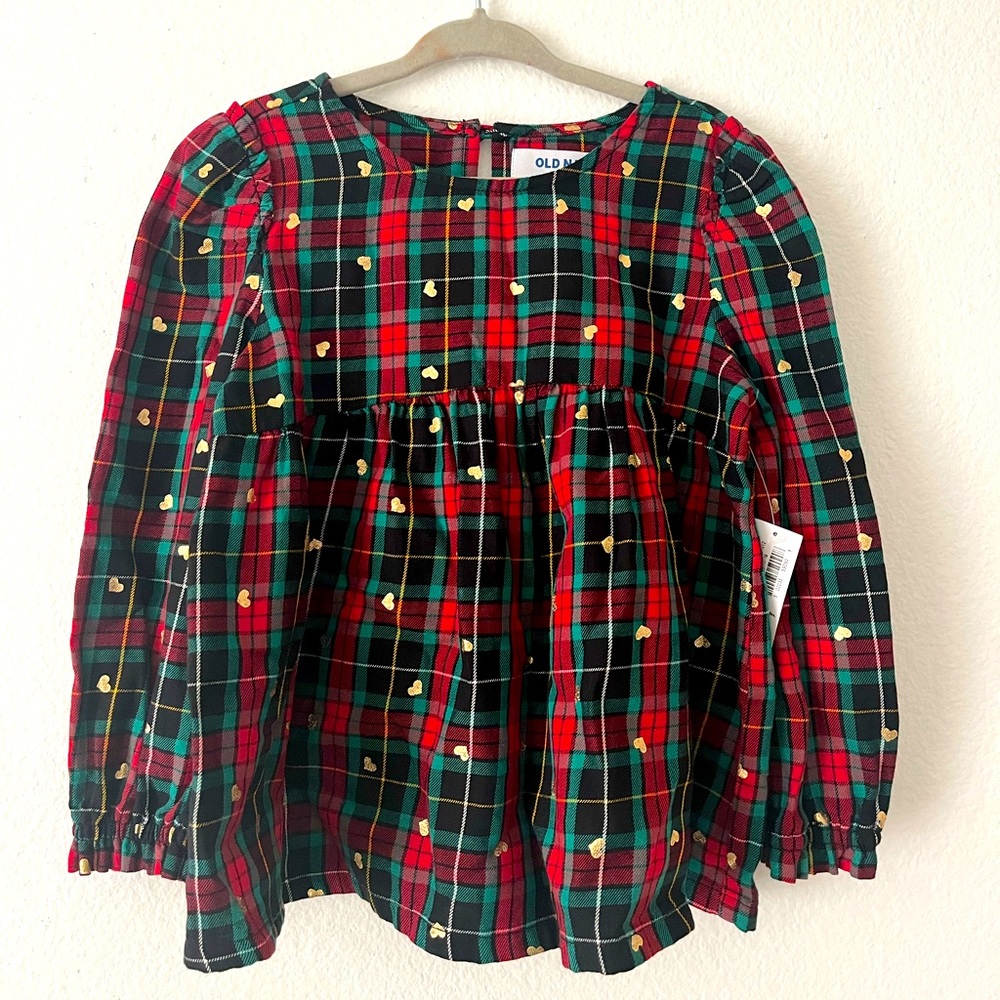 Old Navy 5t Christmas Baby Doll Top